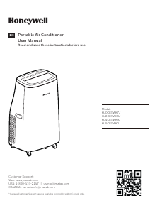 Manual Honeywell HJ2CESWK8 Air Conditioner
