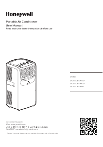 Manual Honeywell MO08CESWB6 Air Conditioner