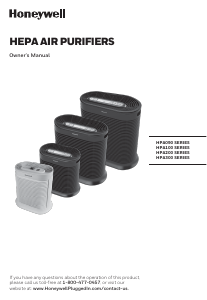 Manual Honeywell HPA100COM Air Purifier