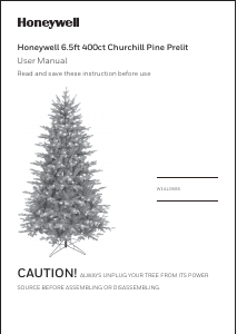 Manual Honeywell W14L0685 Christmas Tree