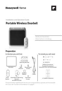 Manual de uso Honeywell RDWL917AX2000/E Timbre