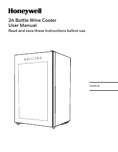 Manual Honeywell H24WCB Wine Cabinet