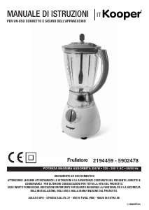 Handleiding Kooper 2194459 Blender