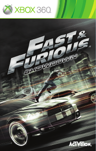 Manual Microsoft Xbox 360 Fast and Furious - Showdown