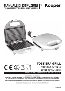 Handleiding Kooper 5913551 Contactgrill