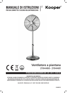 Manual Kooper 2194481 Ventilador