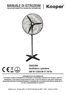 Manuale Kooper 5902398 Ventilatore