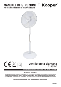 Manuale Kooper 2193190 Ventilatore