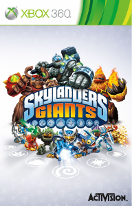 Manual Microsoft Xbox 360 Skylanders - Giants