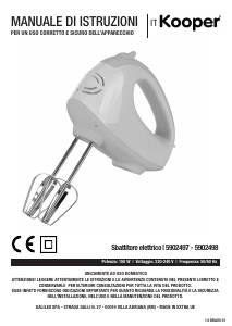 Manual Kooper 5902497 Hand Mixer