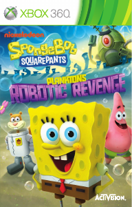 Manual Microsoft Xbox 360 SpongeBob SquarePants - Planktons Robotic Revenge