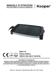 Manual Kooper 5901116 Table Grill