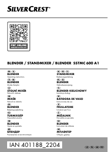 Mode d’emploi SilverCrest IAN 401188 Blender