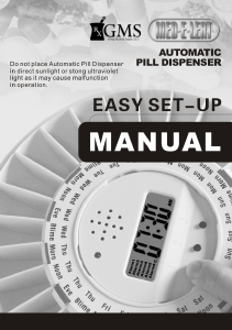 Manual Med-E-Lert Automatic Pill Box