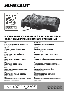 Mode d’emploi SilverCrest IAN 407112 Gril de table