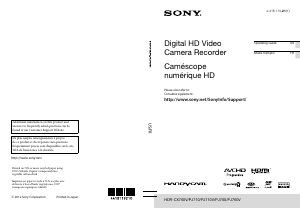 Handleiding Sony HDR-CX760V Camcorder
