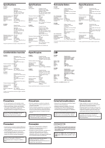 Manuale Sony XS-8694 Altoparlante per auto