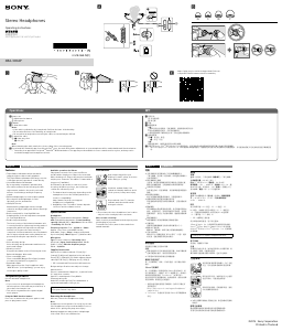 Handleiding Sony XBA-300AP Koptelefoon