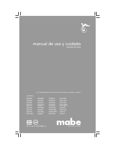 Manual de uso Mabe CEM7601 Cocina