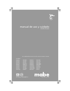 Manual de uso Mabe EM805C Cocina