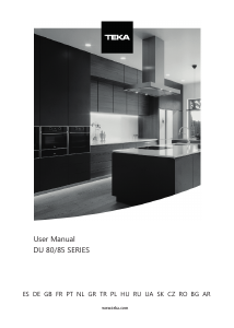 Manual Teka DU 985 CRISTAL Cooker Hood