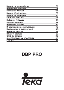 Manual de uso Teka DBP 70 PRO EEC/EU Campana extractora