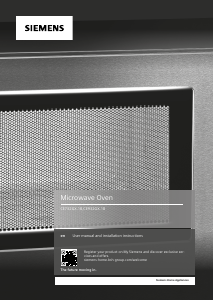 Manual Siemens CE732GXB1 Microwave