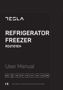 Εγχειρίδιο Tesla RD2101EH Ψυγειοκαταψύκτης