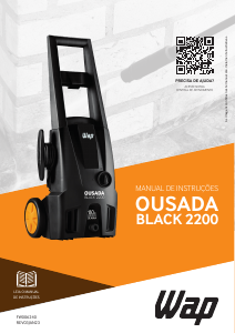 Manual WAP Ousada Black 2200 Máquina de limpeza a alta pressão