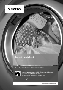 Mode d’emploi Siemens WN34A1V0ES Lave-linge séchant