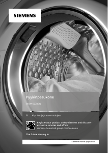 Käyttöohje Siemens WG44G2ZBDN Pesukone