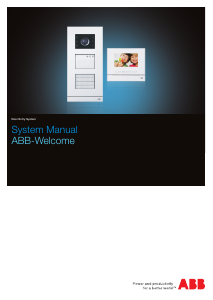 Manual ABB ABB-Welcome Intercom System