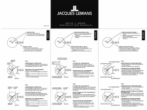 Manuale Jacques Lemans 1-1344 Orologio da polso