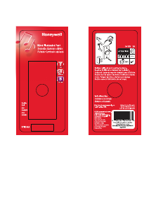 Manual de uso Honeywell RPW204A1005/A Timbre