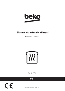 Kullanım kılavuzu BEKO EK 5120 I Ekmek kızartma makinesi