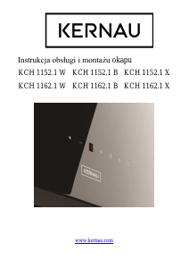Instrukcja Kernau KCH 1162.1 W Okap kuchenny