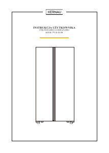 Instrukcja Kernau KFSB 1793 B Slim Lodówko-zamrażarka