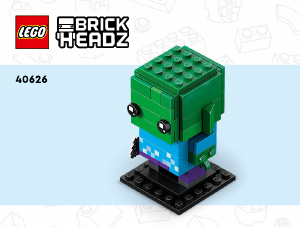 Rokasgrāmata Lego set 40626 Brickheadz Zombijs