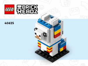 Használati útmutató Lego set 40625 Brickheadz Láma