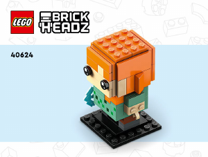 Manual Lego set 40624 Brickheadz Alex