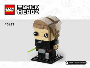 Manual de uso Lego set 40623 Brickheadz Héroes de la Batalla de Endor