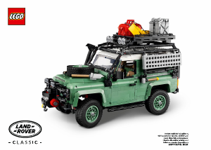 Vadovas Lego set 10317 Icons Land Rover Classic Defender 90