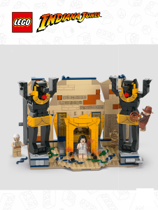 Brugsanvisning Lego set 77013 Indiana Jones Flugten fra den forsvundne grav