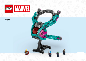 Manuál Lego set 76255 Super Heroes Nová loď Strážců