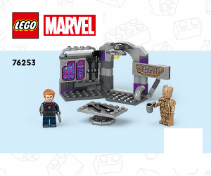 Bruksanvisning Lego set 76253 Super Heroes Guardians of the Galaxys högkvarter