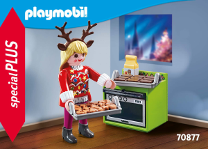 Manual Playmobil set 70877 Special Christmas pastry chef