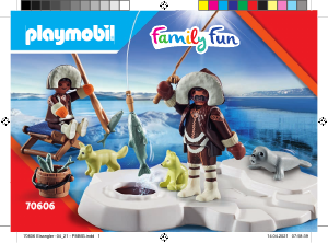 Bedienungsanleitung Playmobil set 70606 Special Eisangler