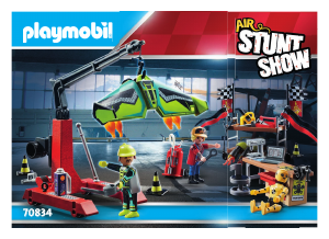 Handleiding Playmobil set 70834 Stunt Show Servicestation