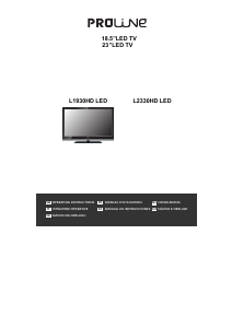 Manual de uso Proline L2330HD Televisor de LED