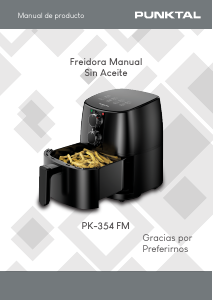 Manual de uso Punktal PK-354 FM Freidora